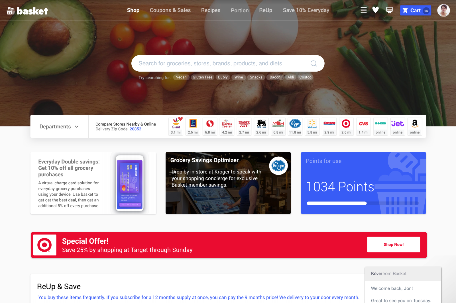 Basket — grocery comparison shopping app
